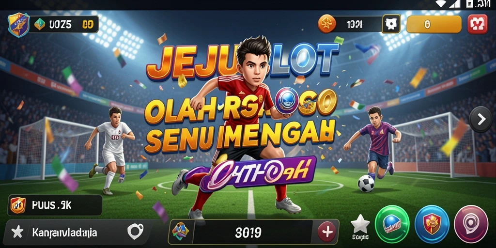 Screenshot JEJUSLOT menampilkan aksi mendebarkan dalam permainan olahraga.