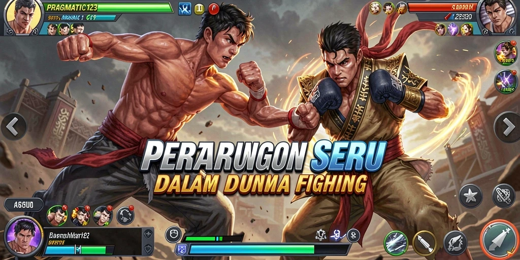 Tangkapan layar pertarungan seru dalam PRAGMATIC123 dengan karakter unik.