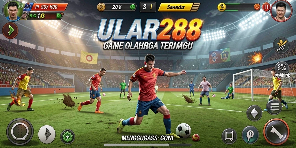Tampilan grafis yang mengesankan dalam gameplay ULAR288.