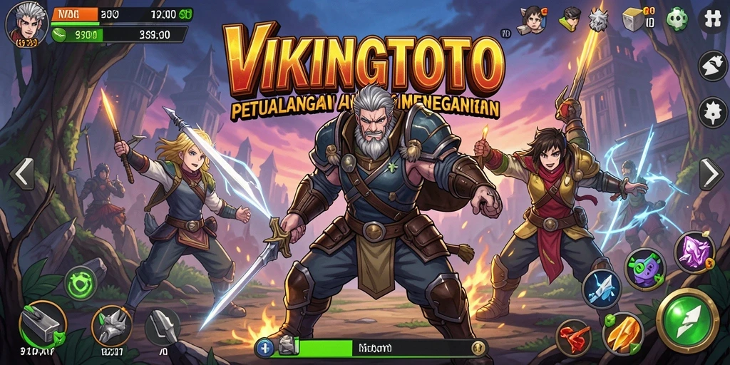 Tampilan gameplay VIKINGTOTO yang menarik dan penuh petualangan.