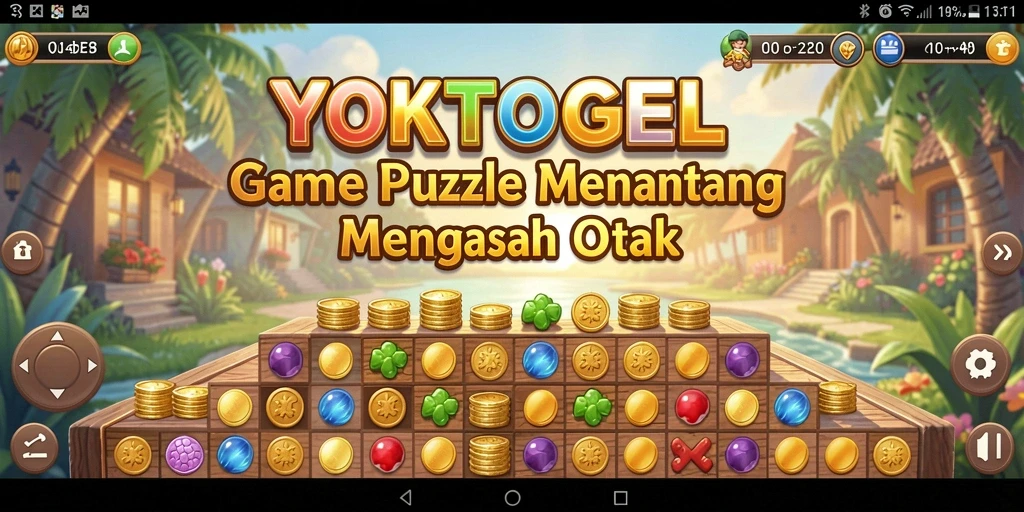 Gameplay menantang di YOKTOGEL, puzzle yang menarik dan seru.